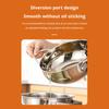 Deep Fryer Pot Japanese Tempura Deep Fryer Stainless Steel Small Frying Pot with Thermometer & Oil