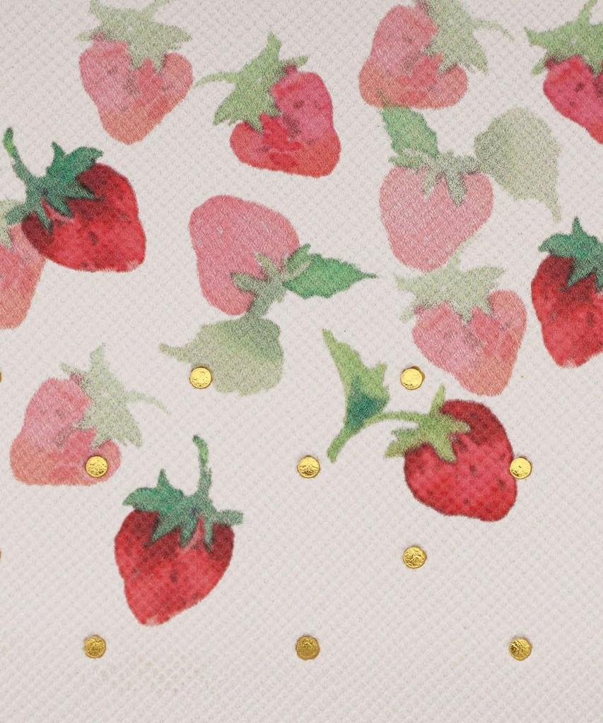 Afternoon Tea Living JS21 Strawberry Key Coin Case, White