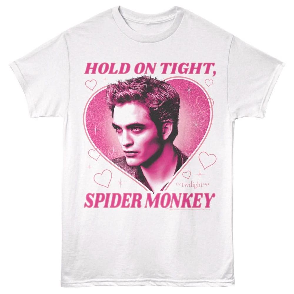 Twilight Edward Loves Spider Monkey Men s T Shirt XL