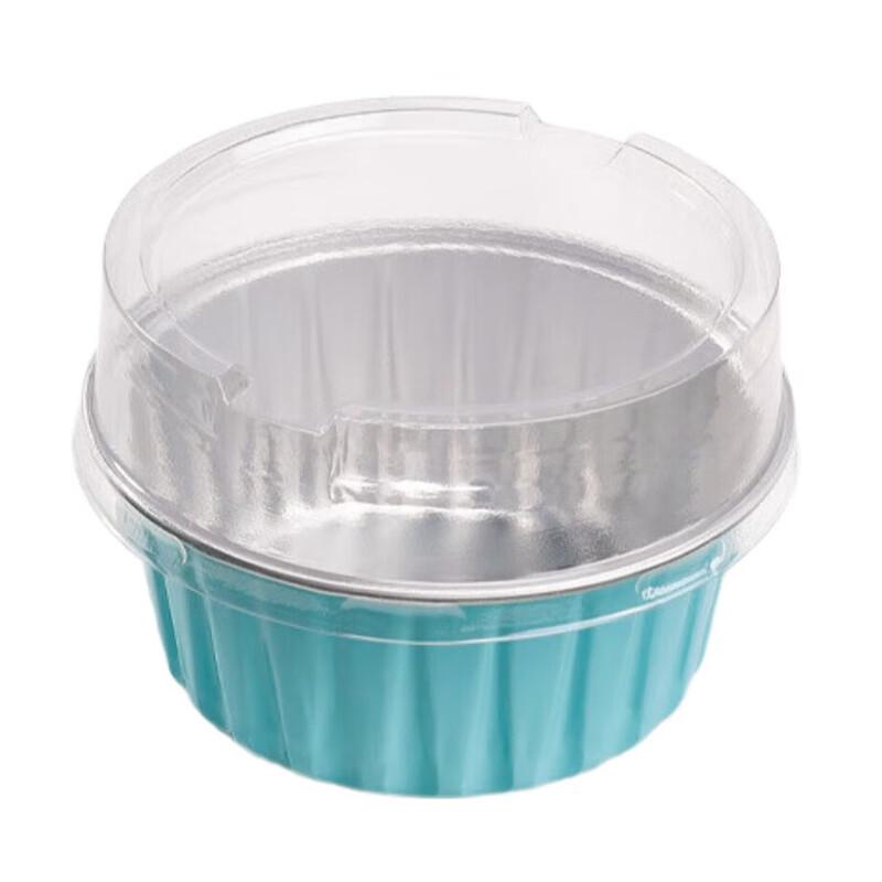 Disposable Aluminum Foil Baking Cups with Lids