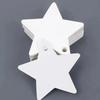 Creative 100pcs Five-pointed Star Christmas Wedding Label Party Gift Card Hanging Tags Christmas Ornaments Party Decorations