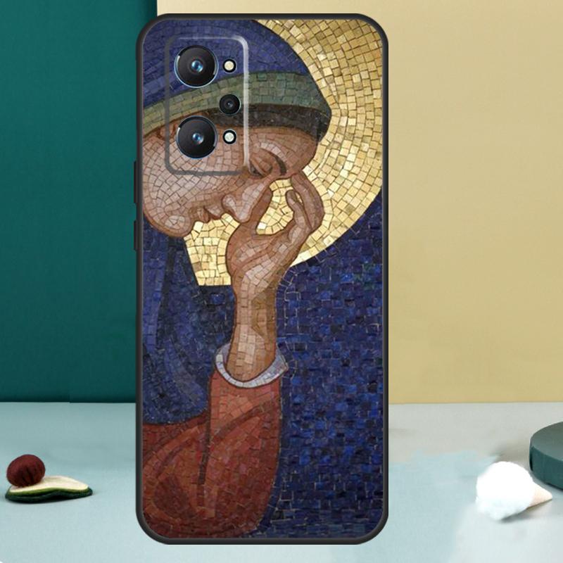 Virgin Mary For Realme GT 6T 5 6 GT 7 Pro C67 C75 C61 C55 C53 C51 C21Y C25S 10 11 12 13 14 Pro Plus Case