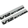 3D ABS Black Car Rear Trunk Badge Letters Logo G63 G65 G500 G550 V12 V8 BITURBO Emblem For Mercedes Benz W463 W464 Accessories