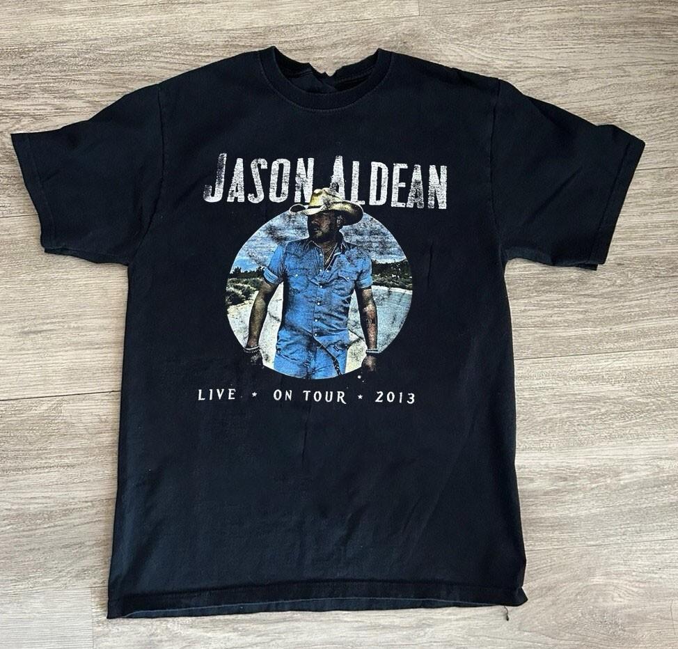 

New Jason Aldean 2013 Concert Tour Gift For Fans Unisex All Size T-Shirt SS102 Unisex T-Shirt XXXL