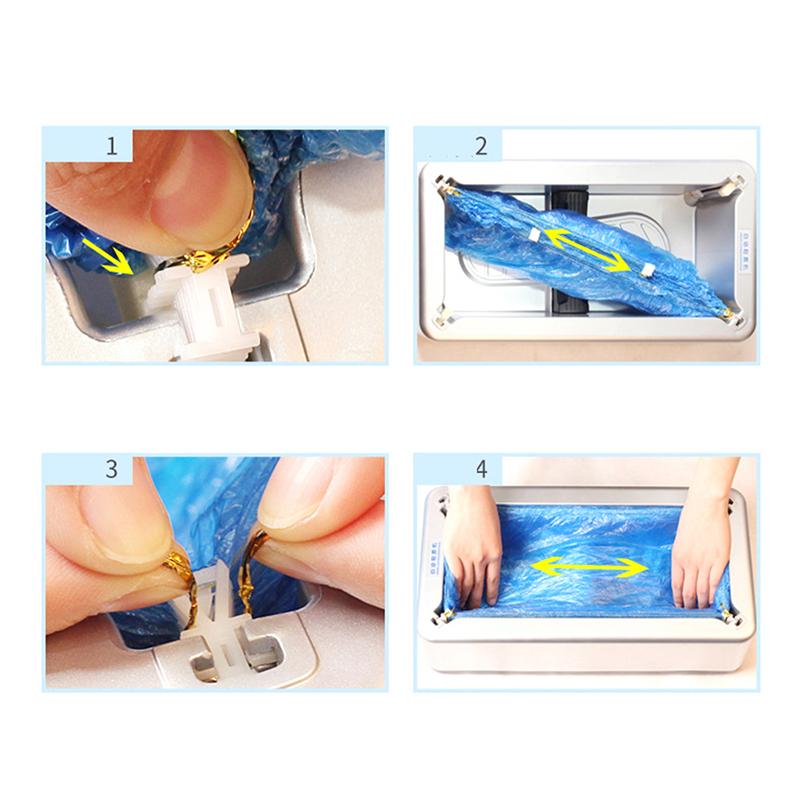 100Pcs T-Shaped G-Shaped Buckle Overshoes For Automatic Shoe Cover Dispensers