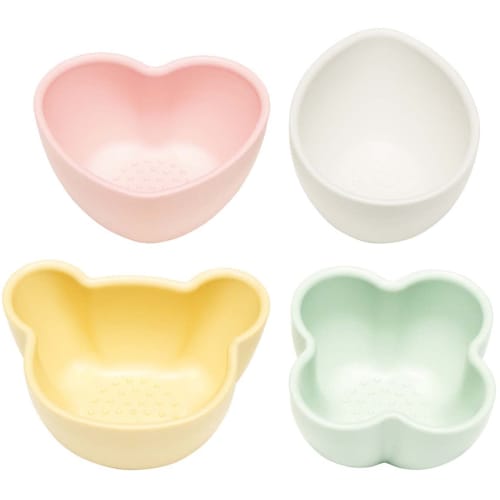 skater polypropylene baby food small bowl set of 4 dull color made in japan bbls1q-a