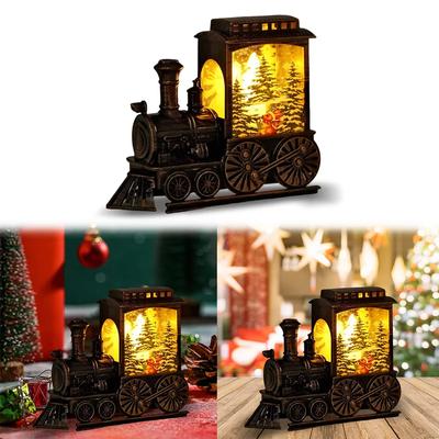 Vintage Vlak Noční Lampa LED Noční Světla Přenosné Stolní Lampy Bateriové Noční Světlo pro Vánoční Dekoraci