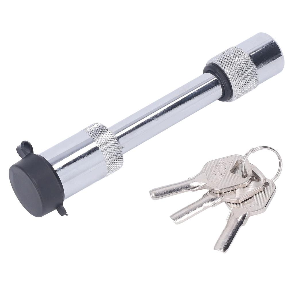 Trailer Hitch Lock 5/8" Pin Tow Stainless Steel Barbell Style Locking Hitch Pin with 3 Keys