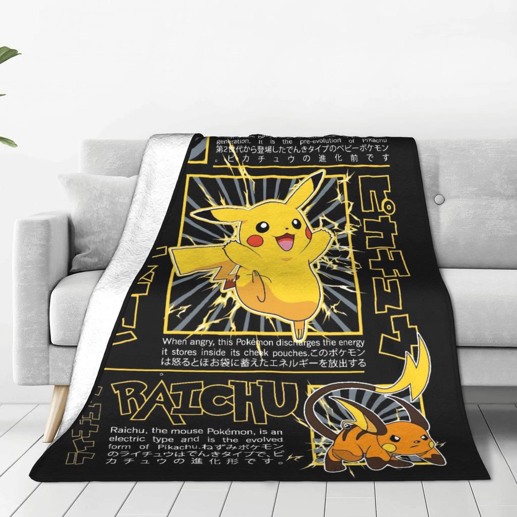 Warm BlanketKids Adult Decorative Pokemon Sauirtle Evolucion Bedding Throws  Flannel Bedspread For Street Trend Sofa Bed Cover