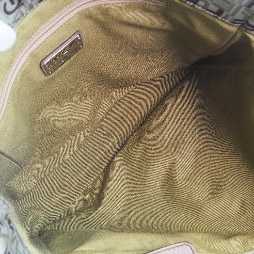 Salvatore Ferragamo Tote Bag Brown canvas/leather Women Used