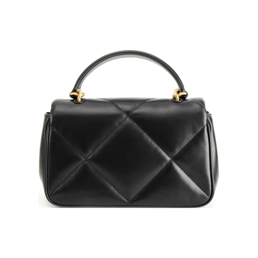 Tory Burch Kira Fashion Casual Brand Logo Flap Closure Handheld Shoulder Crossbody Bag Women Handbags Black 154719-001