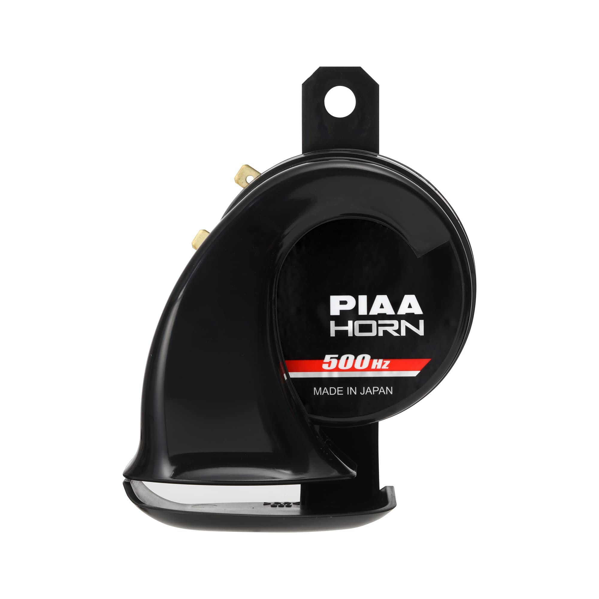 

PIAA Motorcycle Horn, 500Hz, Sports Horn, 112dB, 1 Horn, Rain-Resistant, Lightweight, Inspection-Compliant, MHO-2