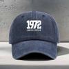 Women's Baseball Cap Digital English Print Simple Trendy Casual Versatile Personalized Hip-Hop Cap Peaked Cap