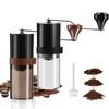 Double Bearing Design Hand Crank Coffee Mill Adjustable Coarseness Bean Grinder Office Use