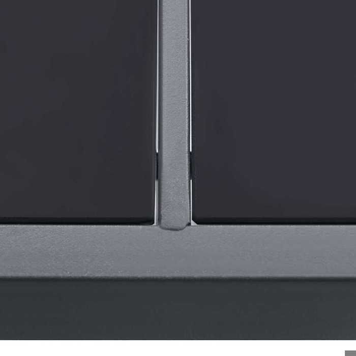 Maison Exclusive - Table à dîner d'extérieur Anthracite 150x90x74 cm Acier