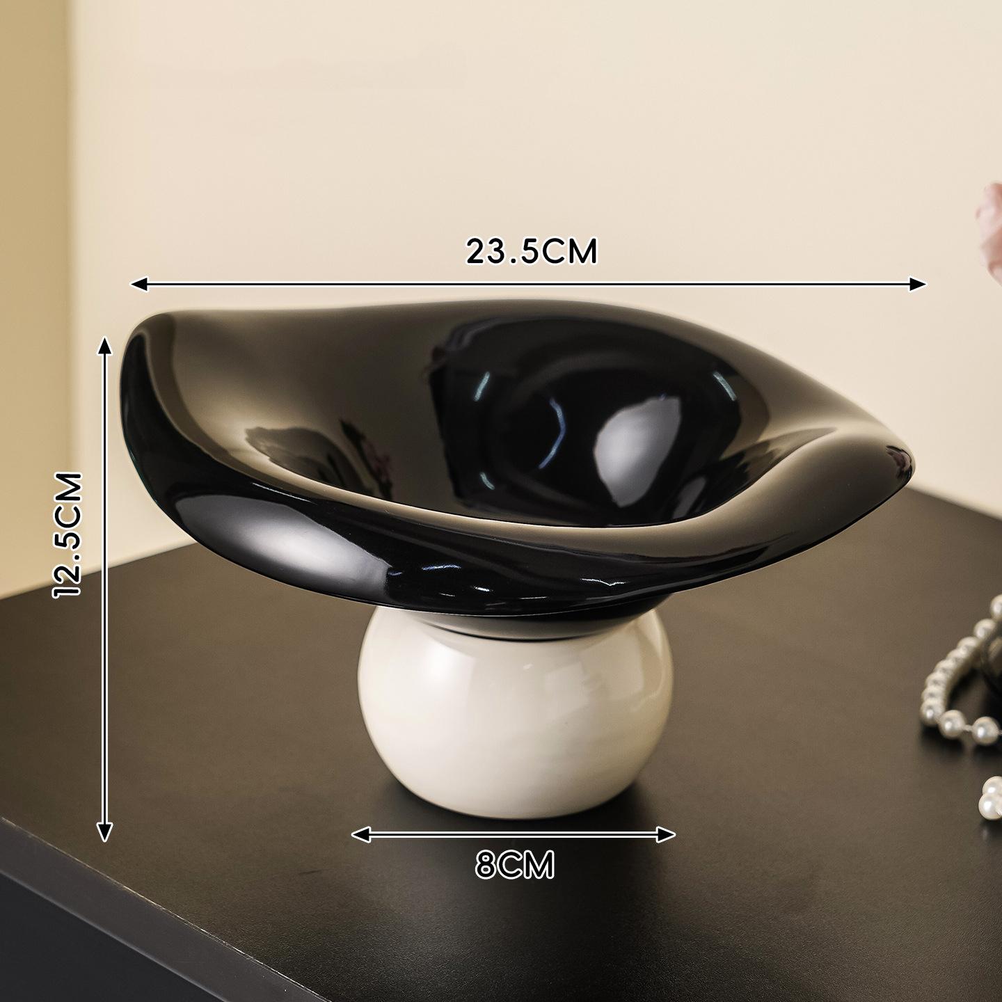 Lotus leaf-shaped fruit tray, high-value fruit basket, household candy display tray tray