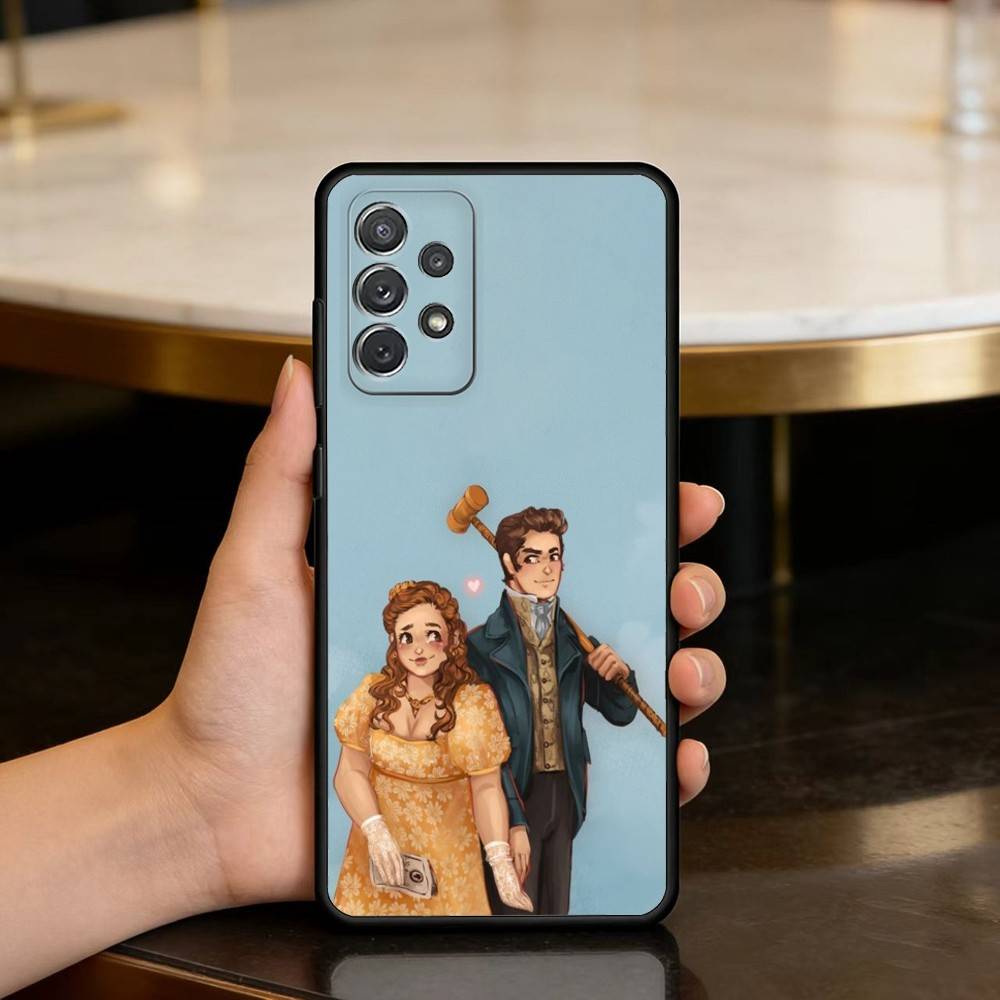 Colin And Penelope Fanart Phone Case For Samsung Galaxy A73,A72,A71,A70,A53,A52,A51,Soft Silicone Black Cover