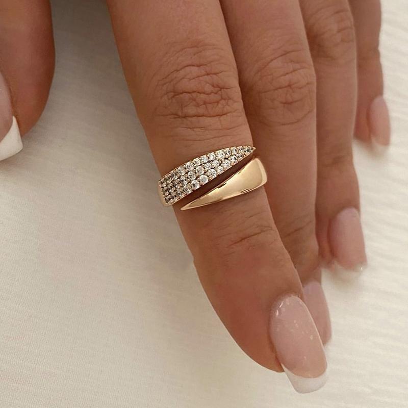 2026 New Stainless Steel 18 K Golden Plated Sun Rings for Women Natural Stone Inlaid in Hollow Metal Texture Ring Trendy Jewelry
