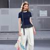 UNIFREE Women's Plaid T-Shirt with Straps