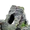 Lebendige Aquarium Felsdekoration Fischtank Harz Berglandschaft Stein Ornament Fischversteckhöhle Steindekor mit Moos