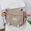 Wind Large-capacity Messenger Bag, Harajuku Simple and Versatile Tooling Style Messenger Bag Student Shoulder Bag