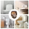 Toilet Seat 3D Decals Animal Decals Toilet Seat Cover Stickers Room Ornaments 3D Stickers For Kitchen Living Room Bedroom Nurser