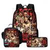 Strangertings Stranger Things Student School Bag Children'S Backpack Satchel Pencil Case