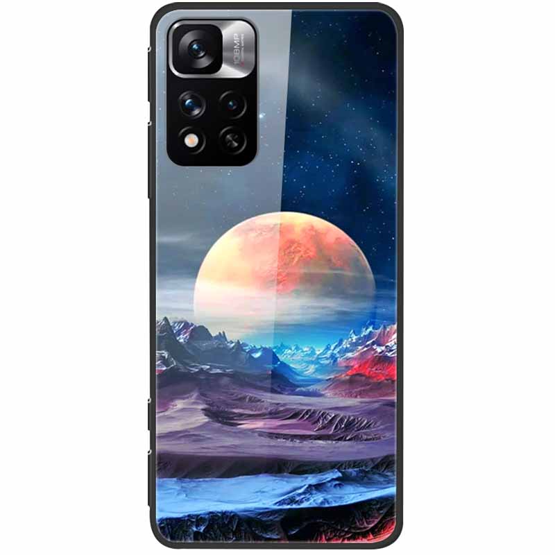 Tempered Glass Case For Xiaomi Redmi Note 11 Pro+ 5G Cover Hard Protective Funda for Redmi Note 11 Pro Plus 5G Soft Bumper 6.67