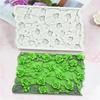 Flower Leaf Pattern Silicone Mold Kitchen Baking Tools DIIY Fondant Cake Mold for Cake Decorating Easy To Demold