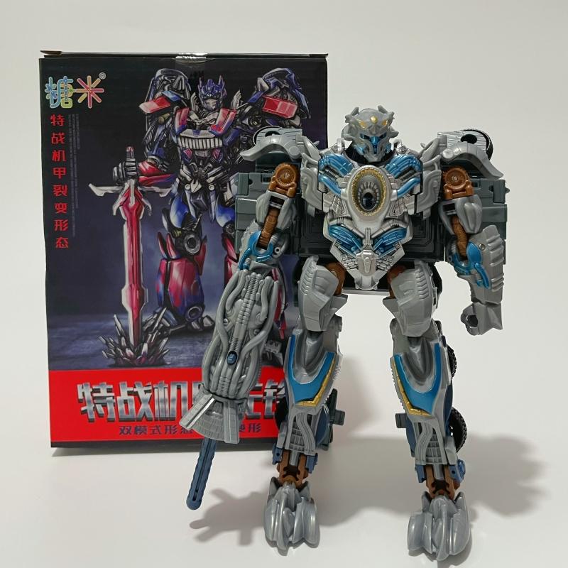 19CM Transformation Movie Toys New Cool Anime Action Figure Robot Car Engineering Model Kids Boy Gift KO 88501 Poseable Articulated Scale Detailed