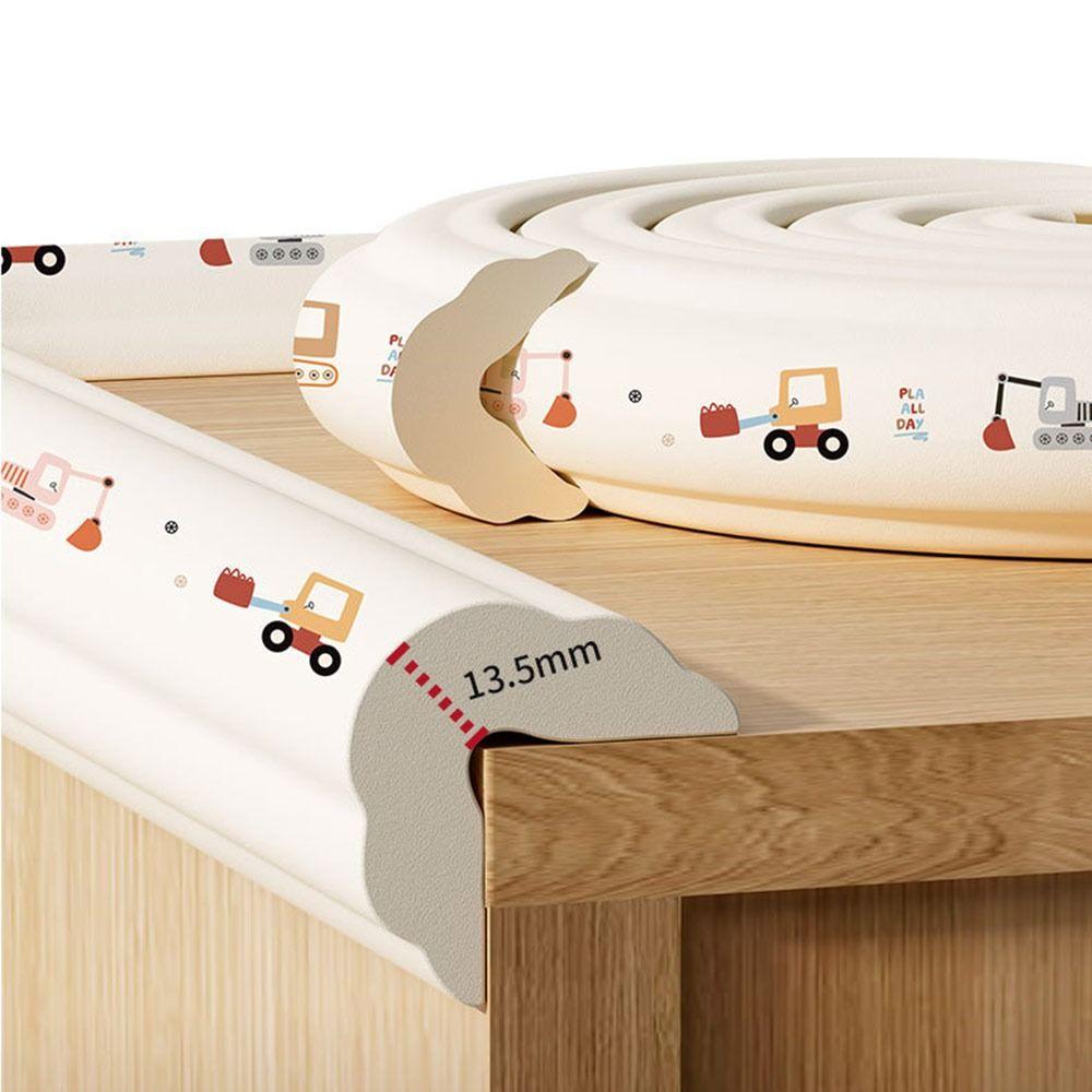 2M Desk Edge Guard Strip Soft Cartoon Table Anti Collision Cushion Thickened Self-Adhesive Wall Corner Protector For Safety