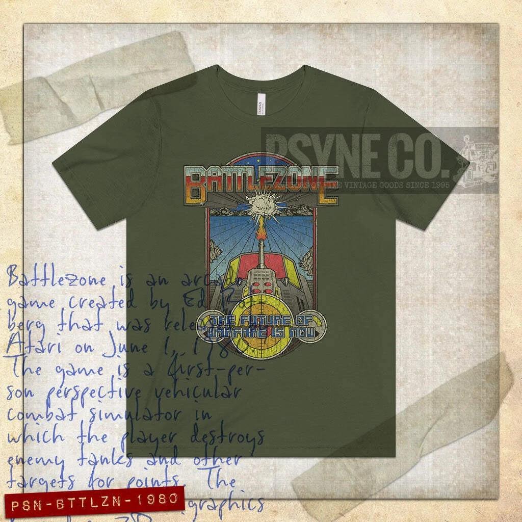 

Battlezone Furture Warfare 1980 Vintage Men s T shirt XL