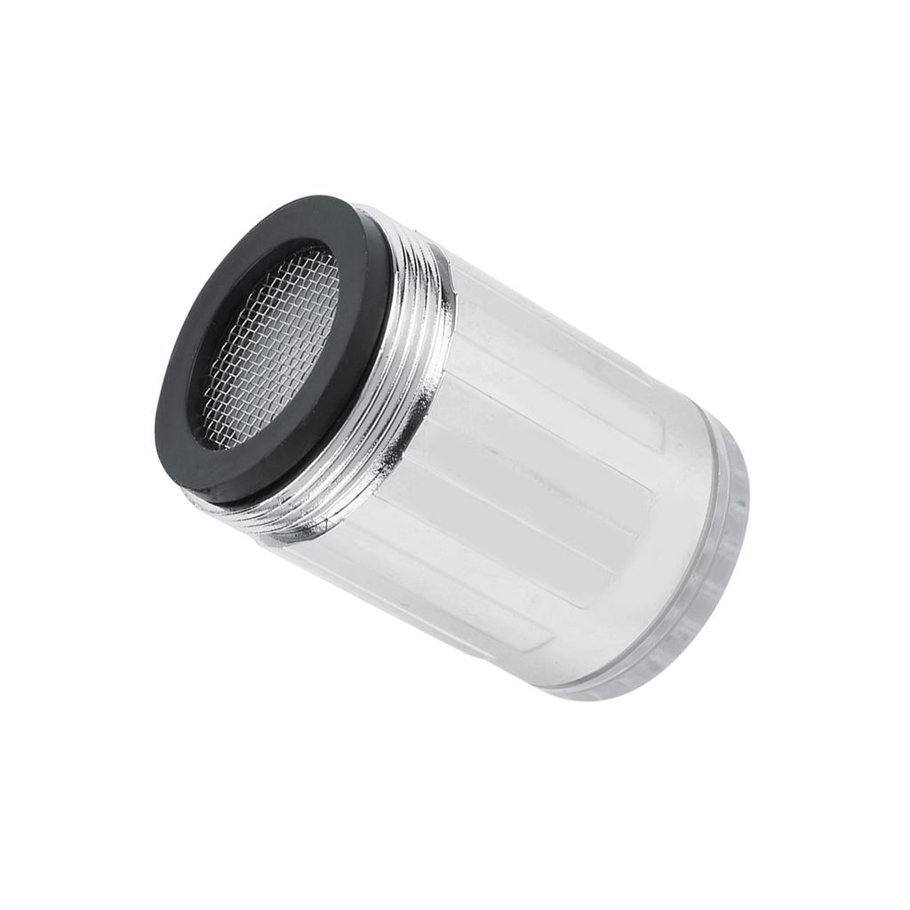 Lumière LED pour Robinet, Lumière LED 3 Couleurs Changeant de Couleur Lumineuse Changi Douche Jet d'Eau Robinet de Robinet Pour Cuisine Lumières Chauffantes Changeantes Pour Salle de Bain Température Se