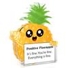 1 st Positiv Ananas Akrylskylt - 'Det Är Okej. Det är okej. Allt är bra' - Akryl Skrivbordsdekoration, Fyra Årstider Dekoration, Nyhet Hem