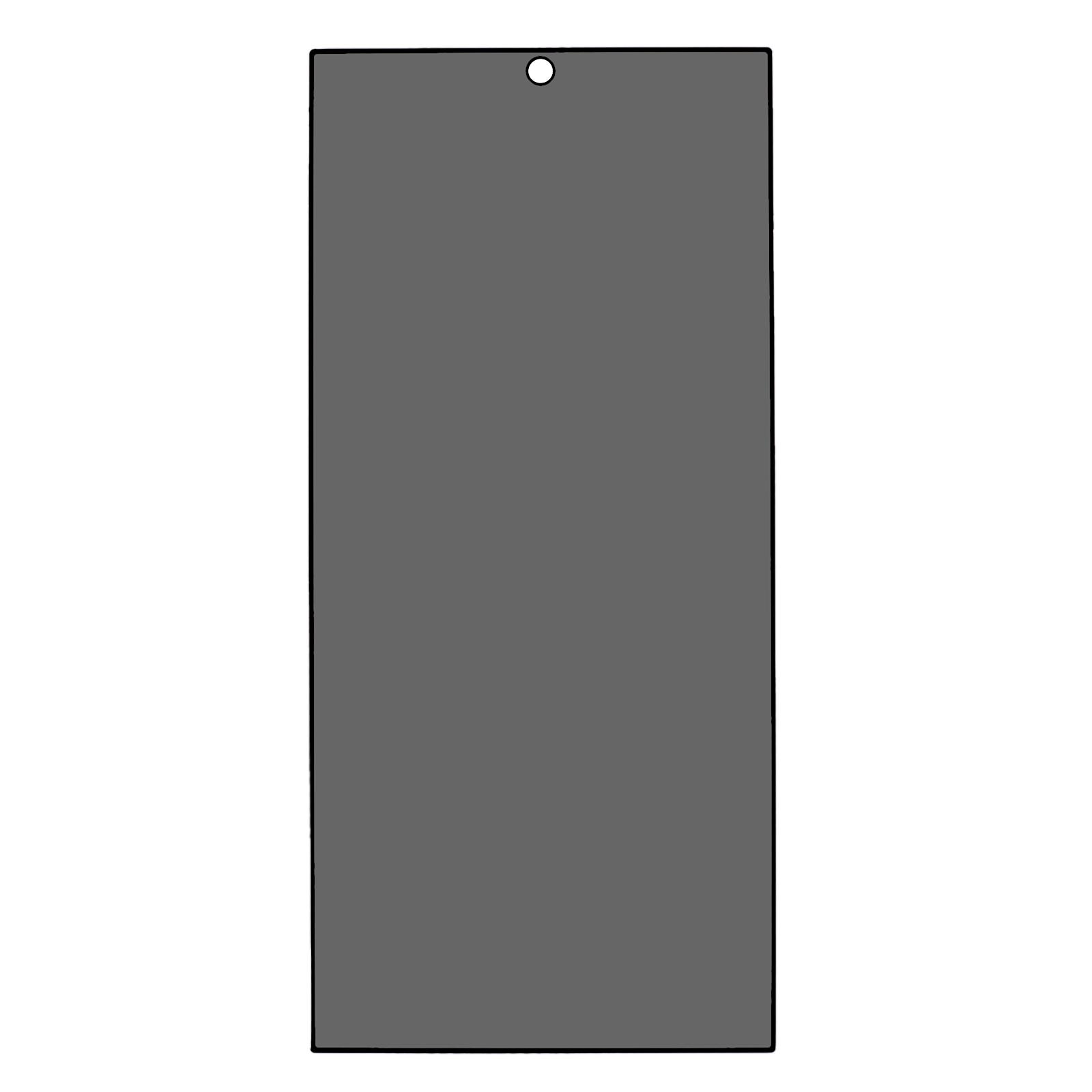 

For Samsung Galaxy S24 Ultra Privacy Screen Protector Anti Shatter Tempered Glass Film (Side Glue) As Shown A