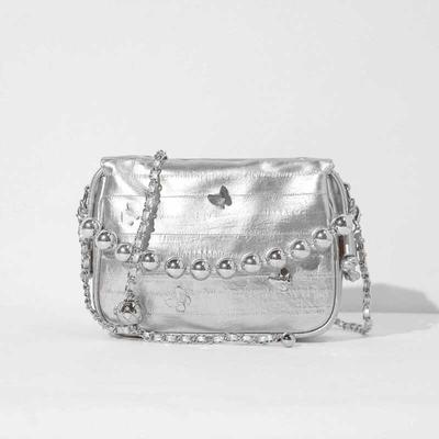 Diseño Nicho Moda y a la Moda Bolso Bandolera de un Hombro Patrón de Anguila Mariposa Moda Versátil y Simple Verano
