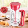 Electric Batter Beater Cordless Electric Pan Cake Cup Cake Waffles Batter Mixer Dispenser Maker
