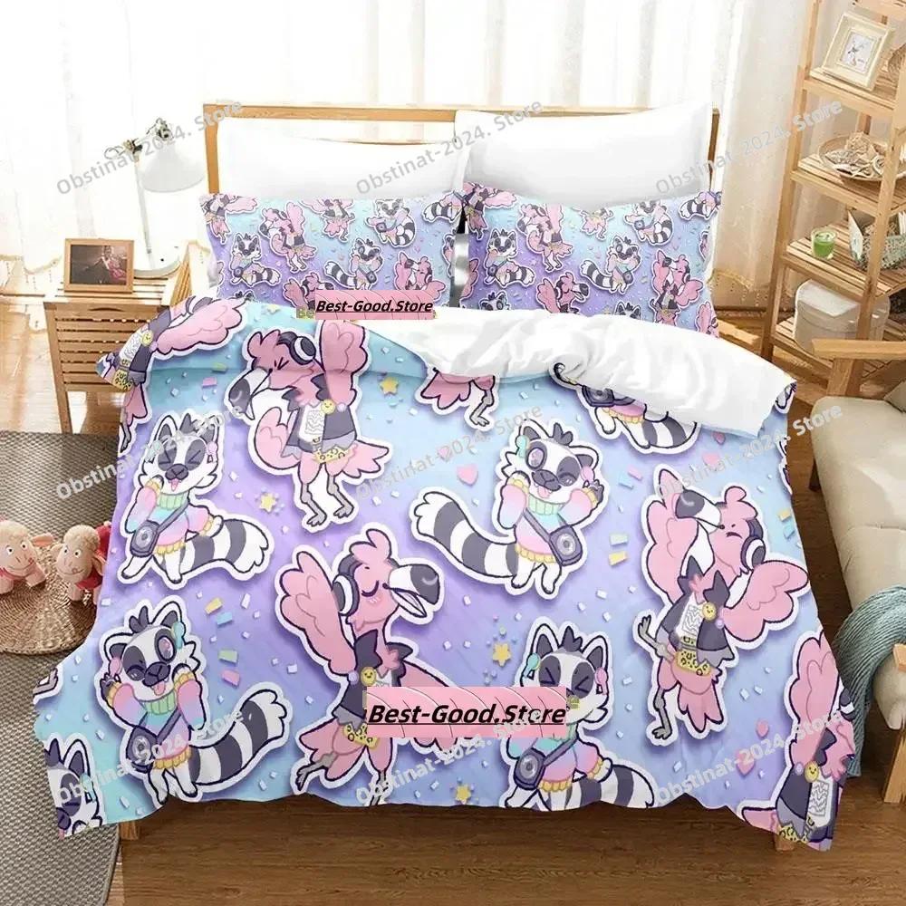 Här kommer Niko! Sängklädesset Enkelt Twin Full Queen King Size Sängset Vuxen Barn Sovrum Påslakanset Anime parure de lit Säng