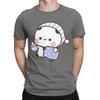 Men Bubu Panda Going To Sleep With Dudu Bear T Shirts 100% Cotton Clothes Crazy Short Sleeve Crewneck Tees Size T-Shirt 71813