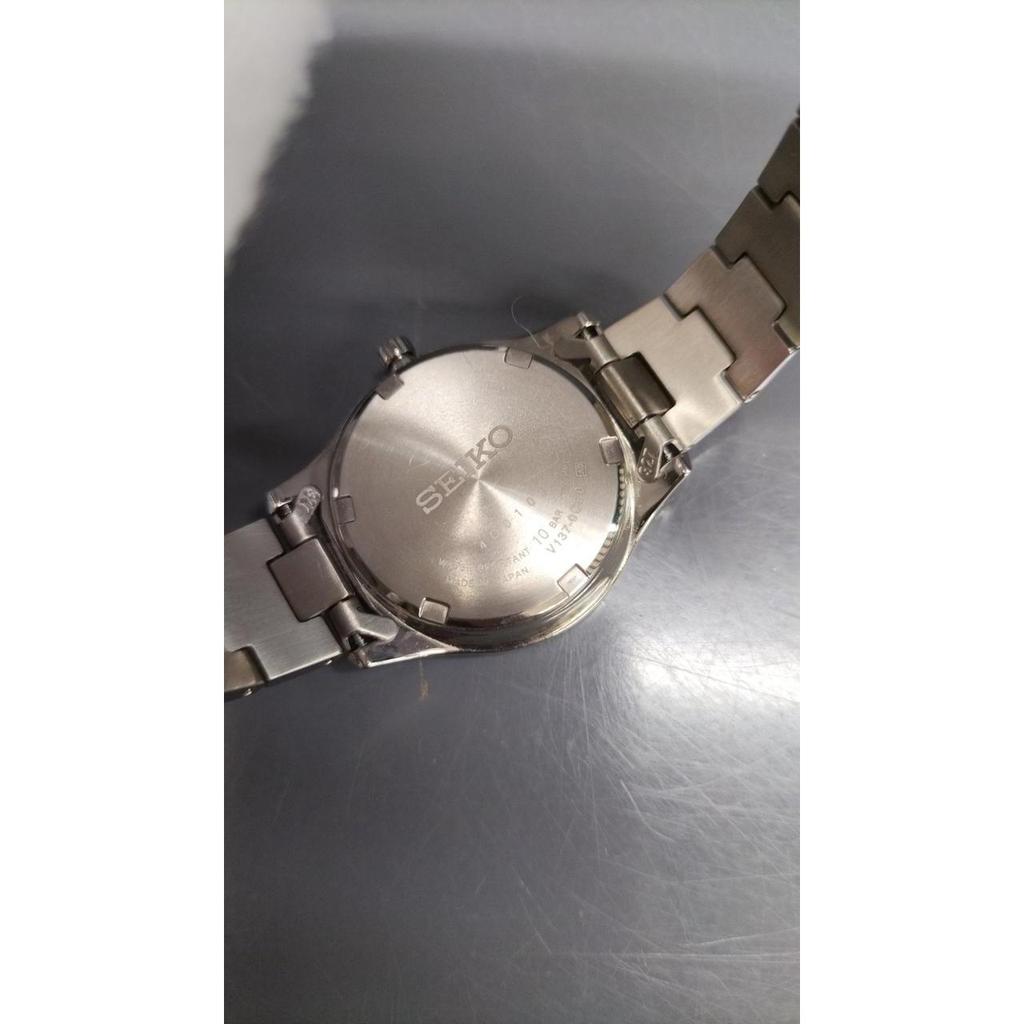 Used SEIKO V137-0CS0 Solar Watch