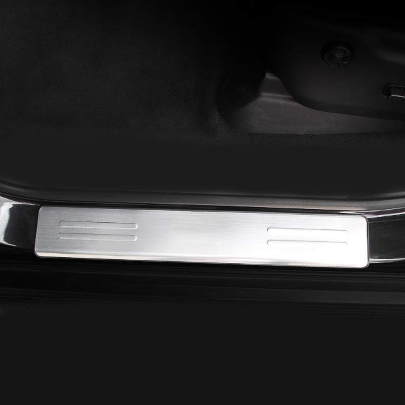 Voor Jeep Grand Cherokee 2010-2014-2018 Roestvrij Staal Buitenste Deurdrempel Krasschraper Beschermer Sierlijst Instapbeschermer Pedaal Trede Cover