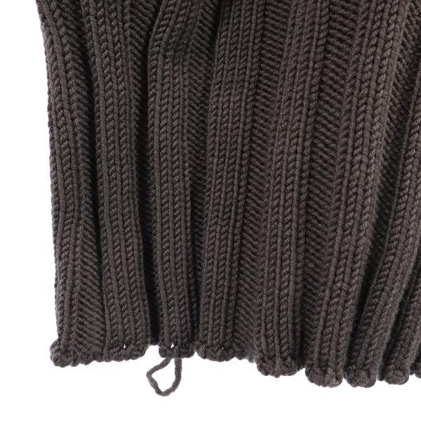 FENDI made in Italy Long sleeve V neck knit 40 Brown sweater Women Used