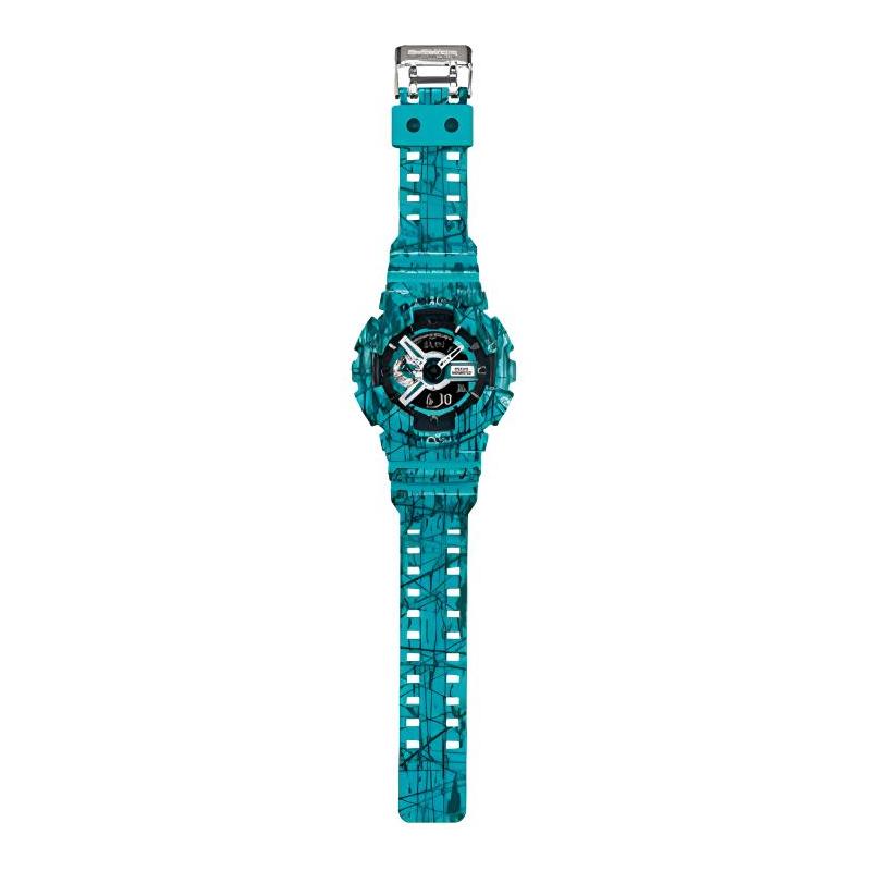 Casio LCD/pointer dual display series SLASH PATTERN theme series fully automatic calendar shockproof, antimagnetic and waterproof sports GA-110SL-3