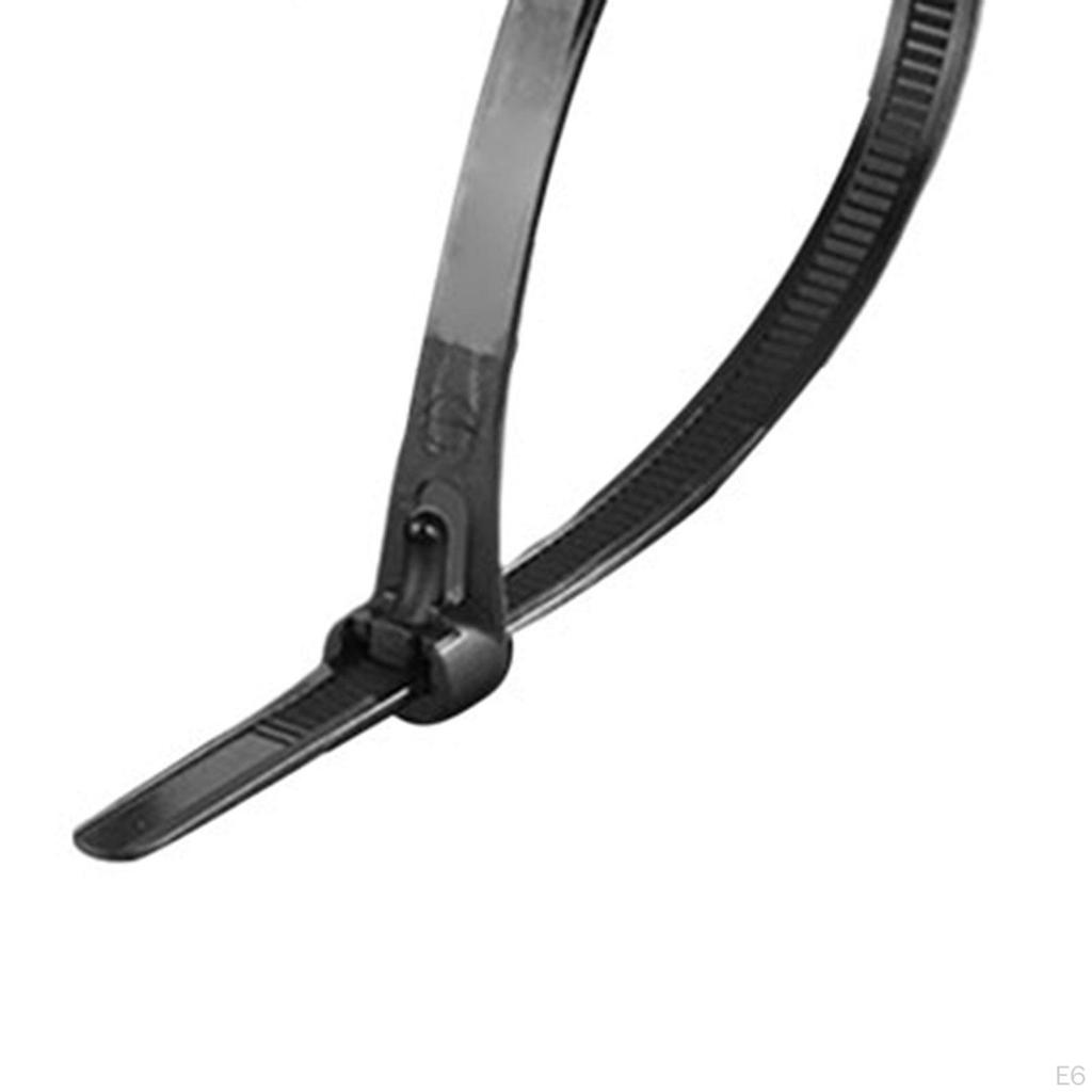 100 Pieces Nylon Cable Ties Lightweight Heavy Duty Self Locking Zip Holder Fasteners for Home