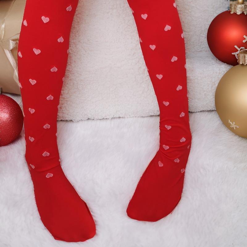 Women Christmas Valentine Holiday Party Over Knee Long Stockings