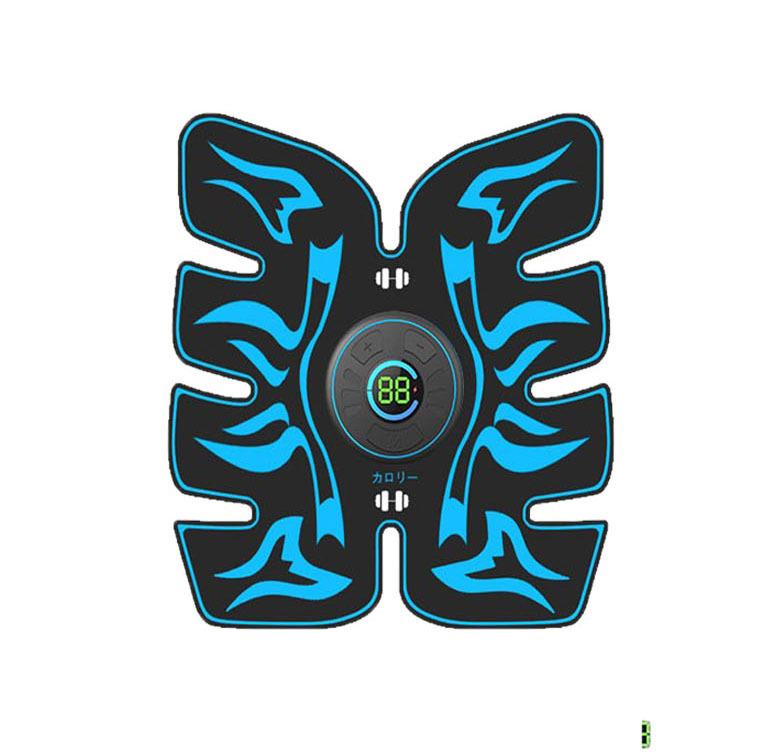 EMS Abdominal Muscle Patch Lazy Home Fitness Equipment Massage Abdominal Fitness Device Intelligent Muscle Stimulator