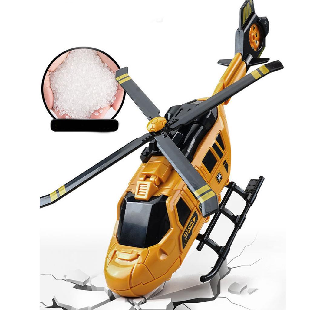 Helicopter Toy High Simulation Helicopter Toy Model and Figure Set for Boys Girls