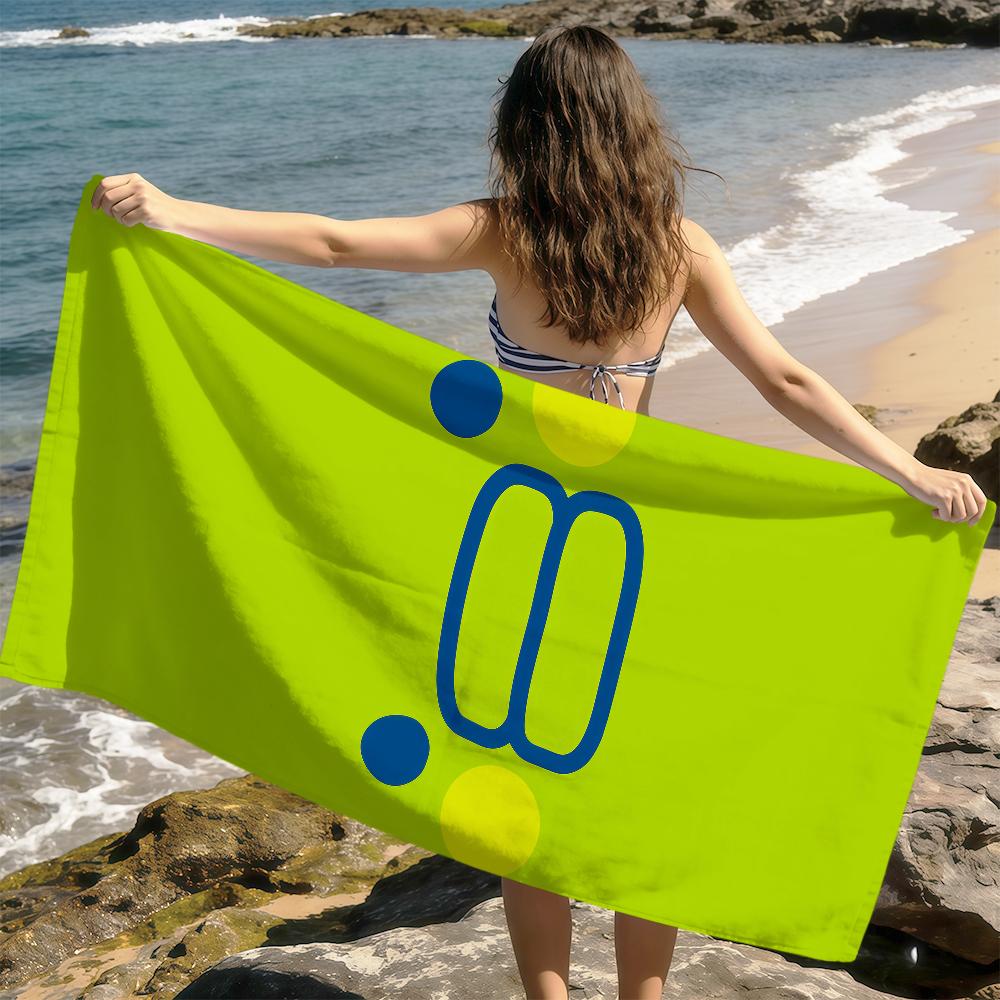 cute funny face t-tamagotchi kuchipatchi mametchi soft Dry Beach Towels Trip Towel swim Summer Holiday bathing Pool Camp Gift