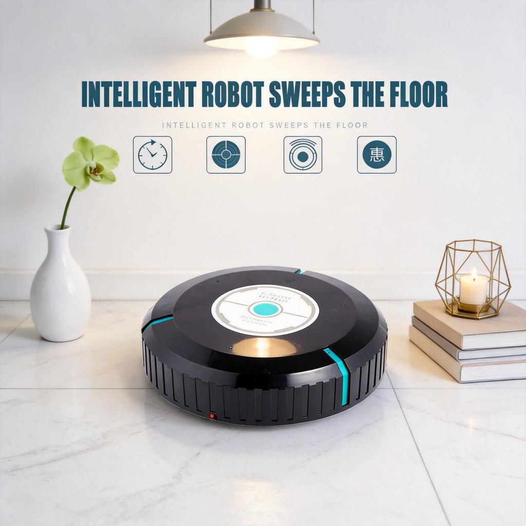 Home Cleaning Robot With Battery Power For Small Rooms Perfect For Lazy Daily Use