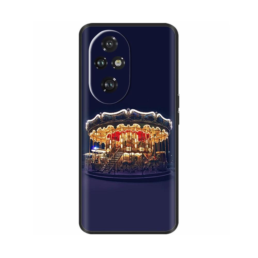 Für Honor 200 Pro Hülle Niedlich Weich Silikon TPU Coque Funda für Honor 200 Pro honor200 Handyhülle Schwarz Capas Für Honor 200 Lite